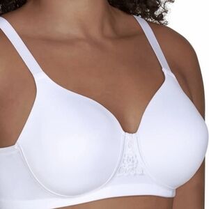 Vanity Fair Women's Size 40G White Beauty Back Smoothing Wireless Bra #71380